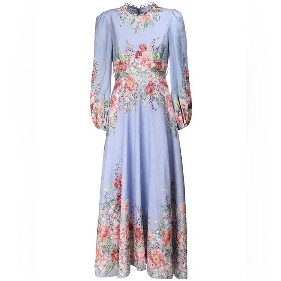 ZIMMERMANN FLORAL MAXI DRESS - Picture 6 of 7